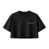 NAVYCAPT-Oversize-Top-Crop-Black