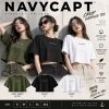 เสื้อครอปโอเวอร์ไซส์-NAVYCAPT