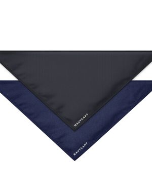 Alternative view of NAVYCAPT Triangle Cotton Scarf 130 cm