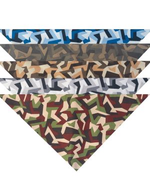Alternative view of NAVYCAPT Tactical Triangle Scarf – Geometric Camo Collection